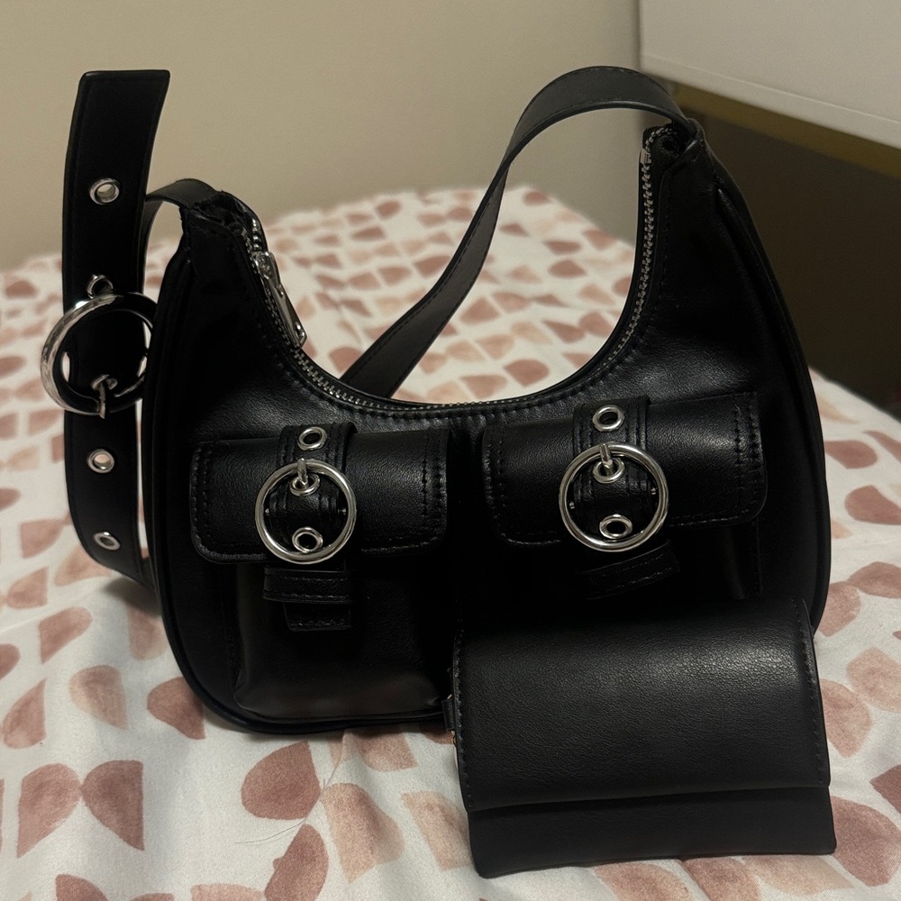 Black Leather Women's Bag